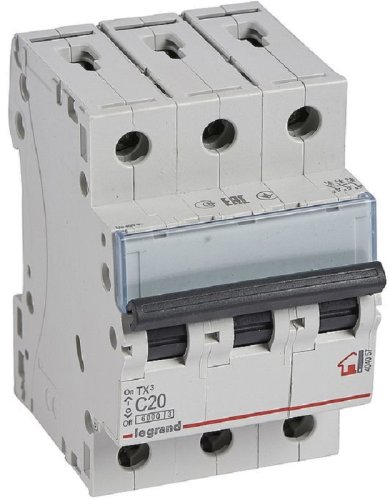 Выключатель автоматический Legrand TX3 6000 3п 20А C 6кА фото Выключатель автоматический Legrand TX3 6000 3п 20А C 6кА картинка